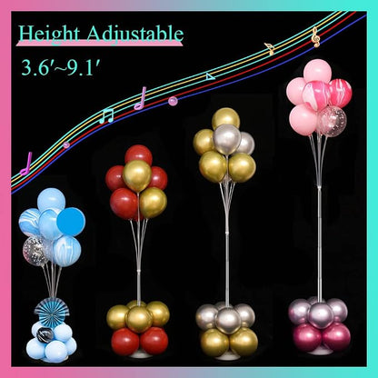 Decojoy 4 Set Balloon Stand Kit, 9 Feet Adjustable Balloon Arch - Image 4