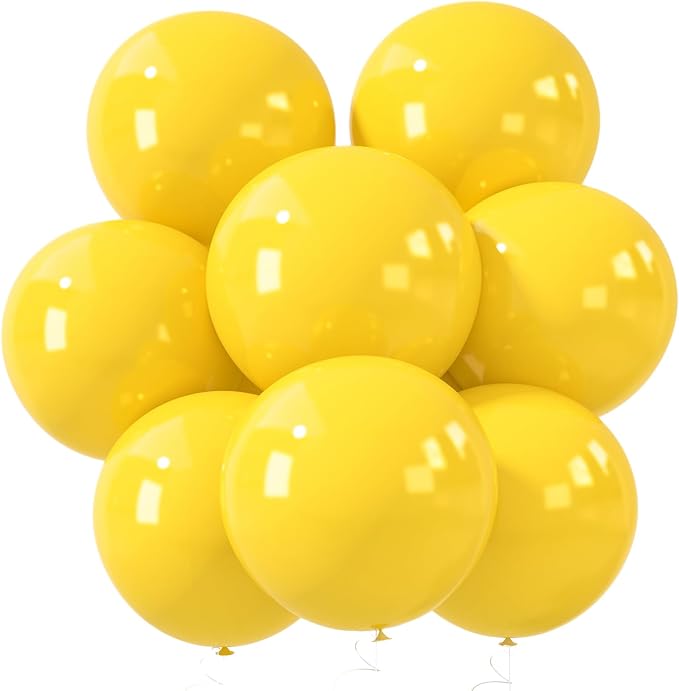 LOVESTOWN 18 Inch Yellow Large Balloons, Wedding Sunflower Bridal Shower by Lovestown