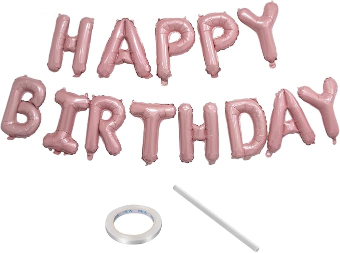 CARGEN 16in Happy Birthday Balloons Banner by CARGEN