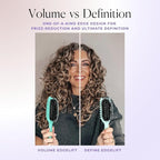 Bounce Curl Volume EdgeLift Brush, 5-in-1 Tool for Volumized Waves, Curls & Coils - Purple