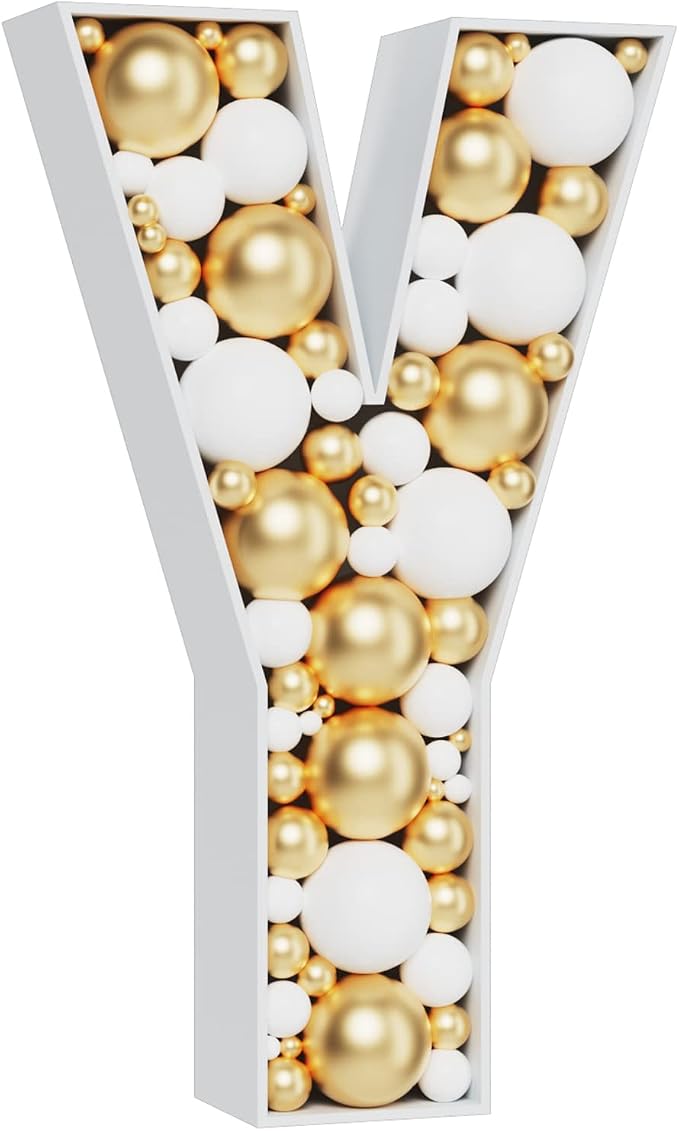 3FT Mosaic Balloon Frame, 1 Piece, LED Light, by MEYSIMOON