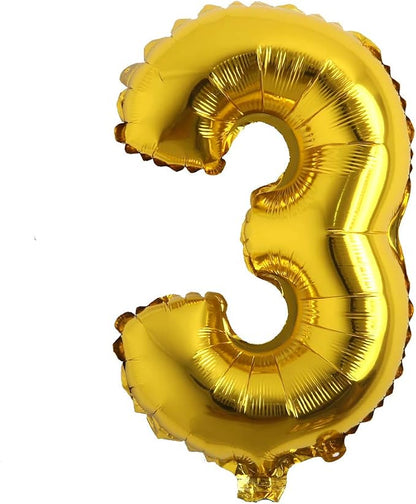 16" Alphabet Letter and Number Balloons Set Package, Aluminum Hanging Foil Film by RUIANSI