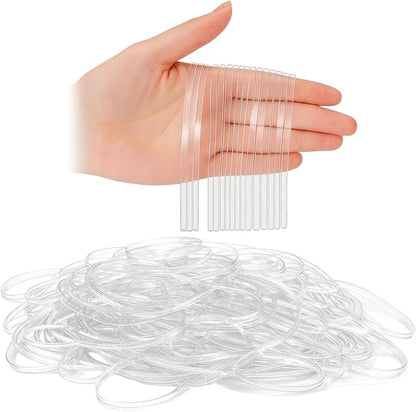 Eaasty 200 Pcs Clear Rubber Bands - Image 8