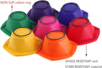 PERFEHAIR Small Hair Coloring Dye Mixing Tint Bowls and Brush Kit - Set of 7 Rainbow Colors | 6.8 fl oz per Bowl