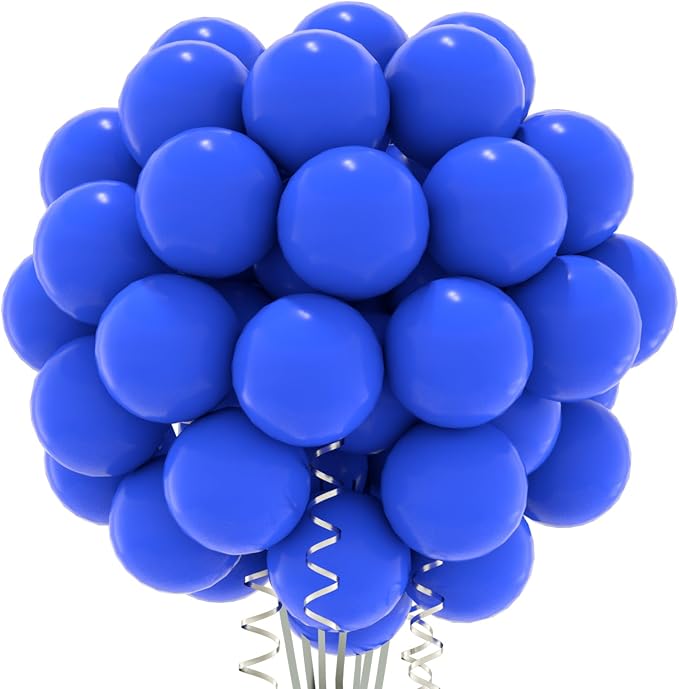 Blue Balloons Blue Birthday Decorations by Unknown