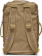 Baboon to the Moon Go-Bag Big Duffle Bag - Detachable Straps, Stylish, Compact, Large Travel Bag Lightweight, Durable, Water-Resistant for Men and Women (Kraft Paper)