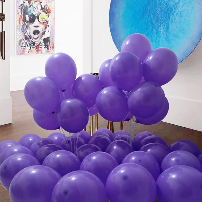 300 Pack Purple Balloons 12 inch Purple Latex Party Balloon Bulk - Image 5