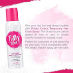 Punky Temporary Hair Color Spray – Lynx Pink, Instant Vivid Temporary Hair Dye for Women, Wash Out, Hair-Color Spray, 3.5 oz, 2 Pack