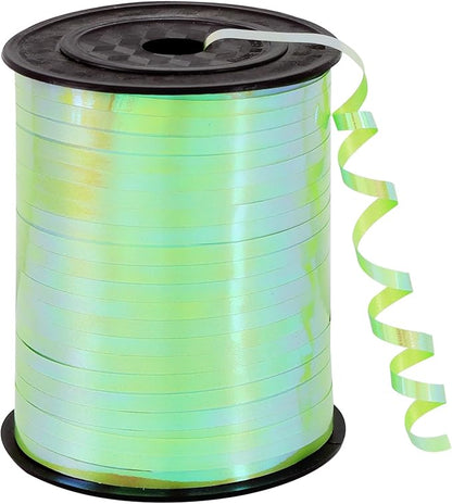 TONIFUL 500 Yards Iridescent Green Curling Ribbon Balloon String | Iridescent by TONIFUL