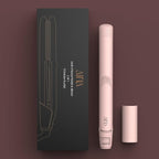 AINA Hair Straightener Comb, Flat Iron with Comb | Titanium Iron 450F | Dual Voltage Hair Straightening | Curling 2 in1 | Resolve Tangled | frizz Free (Babe Pink)