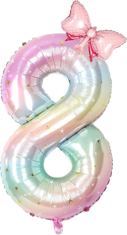 Happy birthday Big Number Balloons Foil Birthday Balloon Number Balloons Happy by MPRVAKYF