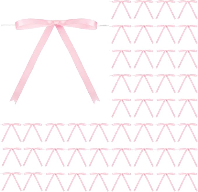 Riceshoot Pink Bows by Zuqqaaoor