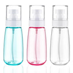 Cosywell Fine Mist Spray Bottle TSA Approved 3.4oz/ 100ml Empty Cosmetic Refillable Travel Containers Plastic Hair Spray Bottle Sprayer for Perfume Skincare Makeup Lotion (3color)