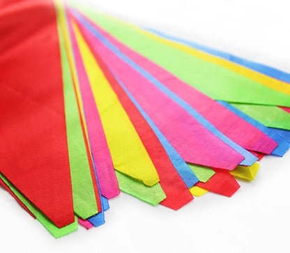 250pcs Multicolor Pennant Flags, LOOBJOYGAME 263Ft Nylon Fabric Decorations - Image 3