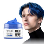 SEVICH Temporary Hair Color Wax Blue for Kids Women Men,Natural Instant Hair Wax Color,Premium Non Greasy,Easy to Wash,Travel Size,Perfect for Halloween, Children's Day,Cosplay & Parties,50g
