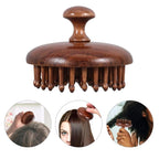 Handheld Wooden Scalp Massage Comb Ergonomic Design for Comfortable Grip Unisex Hair Styling Tool Wooden Massager for Scalp Care and Relaxation