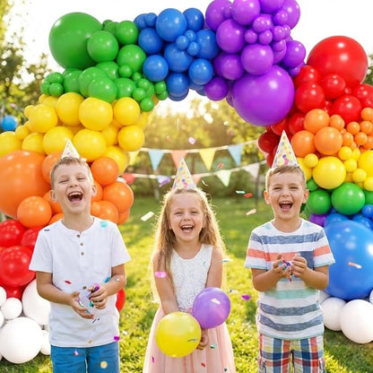 Rainbow Balloon Arch Kit, Different Sizes Party Balloon Garland Kit - Image 5