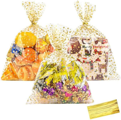 COQOFA 11" X 14" Cello Cellophane Treat, Party Favor, Cookie and Goodie Plastic by COQOFA