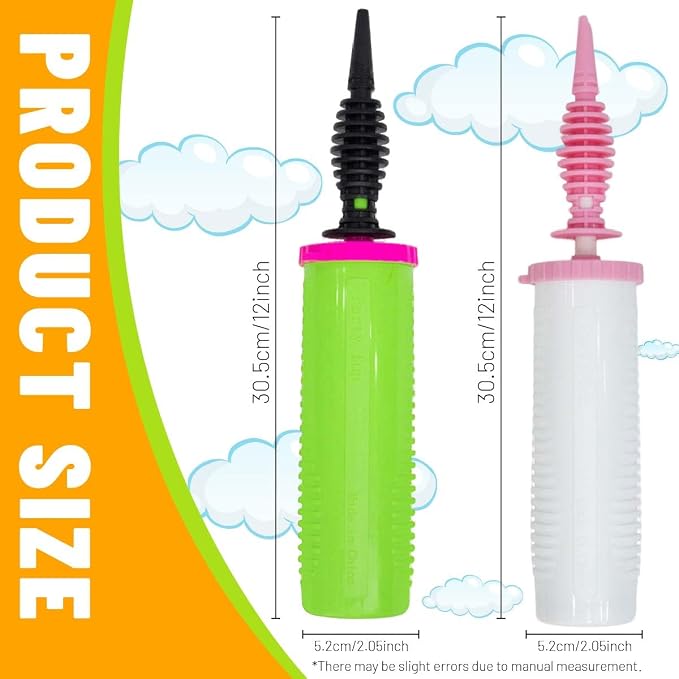 Balloon Pump Handheld Two-Way Dual Action, Double-Way Air Intake Portable - Image 6