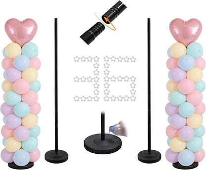 Balloon Stand 15-56 Inch Height Adjustable Balloon Stands by HOME+RIGHT