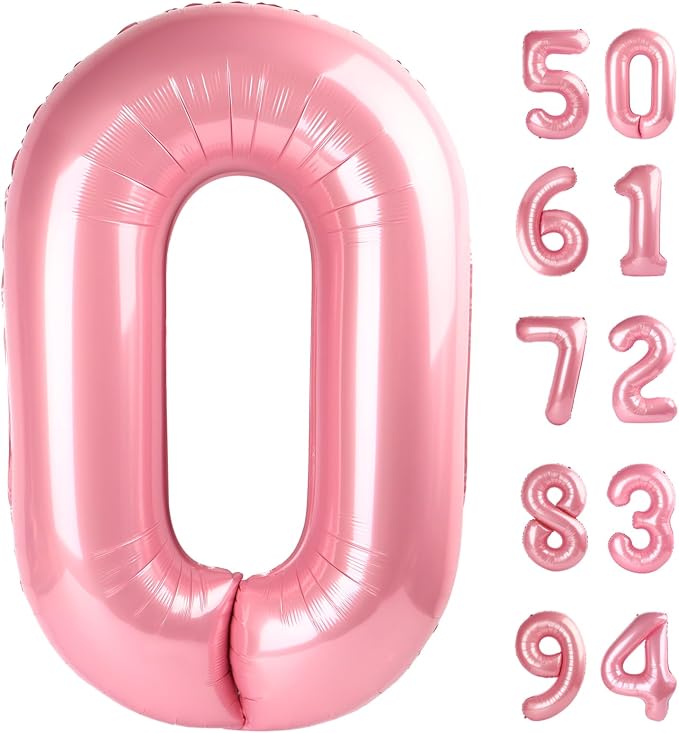 Pastel Pink 0 Balloon by IWERP