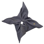 Elastic Hair Scrunchie Fabric Headbands For Women Soft And Stretchy Hair Tie For Everyday Use Or Special Occasion(Dark Grey)