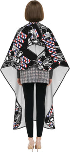 Custom Barber Cape for Men Personalized Professional Hair Cutting Cape with Text for Home Salon Barbershop