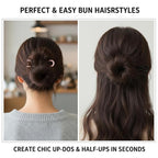 4PCS Professional Hair Styling Clips, Strong Hold Design, Black, Premium Quality, Long-Lasting Grip, Effortless Styling, Secure Sectioning