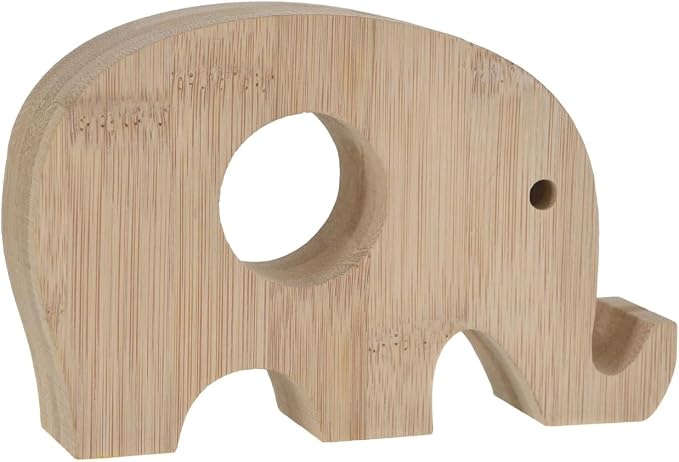 Natural Colored Elephant Bamboo Balloon Weight by AmscanPartySupplies