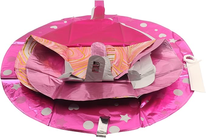 36inch Hot Pink Happy Birthday Foil Balloons Decorations - Image 2