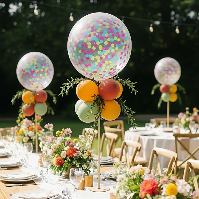 6 Pack Wooden Balloon Centerpieces - Image 5