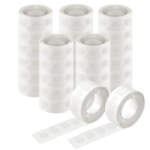 UPINS 3000Pcs Glue Points Dots 10mm Removable Balloon Glue Adhesive Dots | 30 by UPINS
