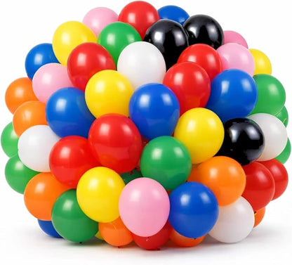 Monty 200 Pcs Latex Balloons Assorted Multicolor by Monty