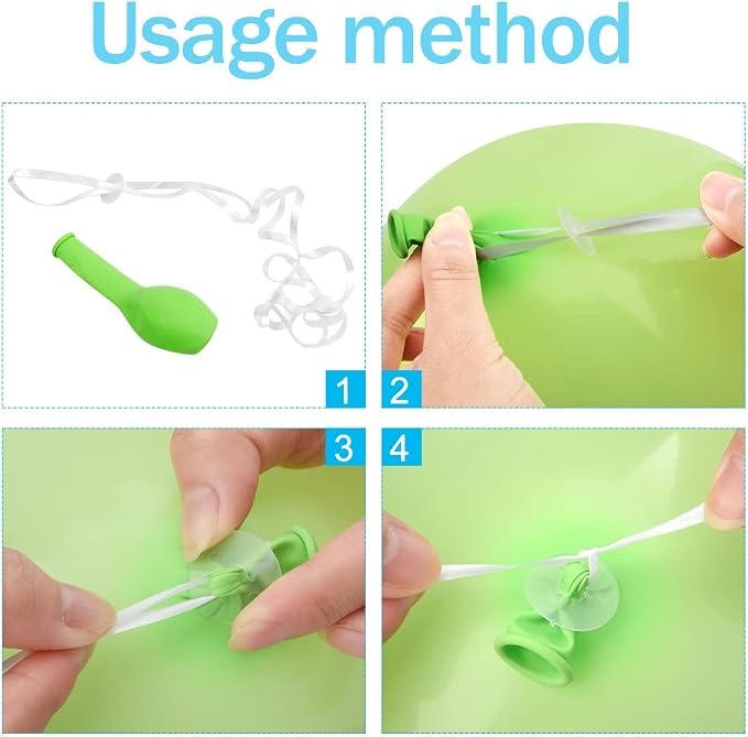 50pcs Balloon Closures, Balloon Clasps Clips - Image 3