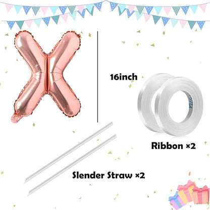 Letter Balloons 16 Inch Mylar Foil Alphabet Letter A-Z Balloons Set - Image 6