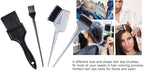 PERFEHAIR Hair Dye Brush Set -4 Pack, Hair Color Applicator Balayage Highlight Tint Brushes Comb Kit-Different Size