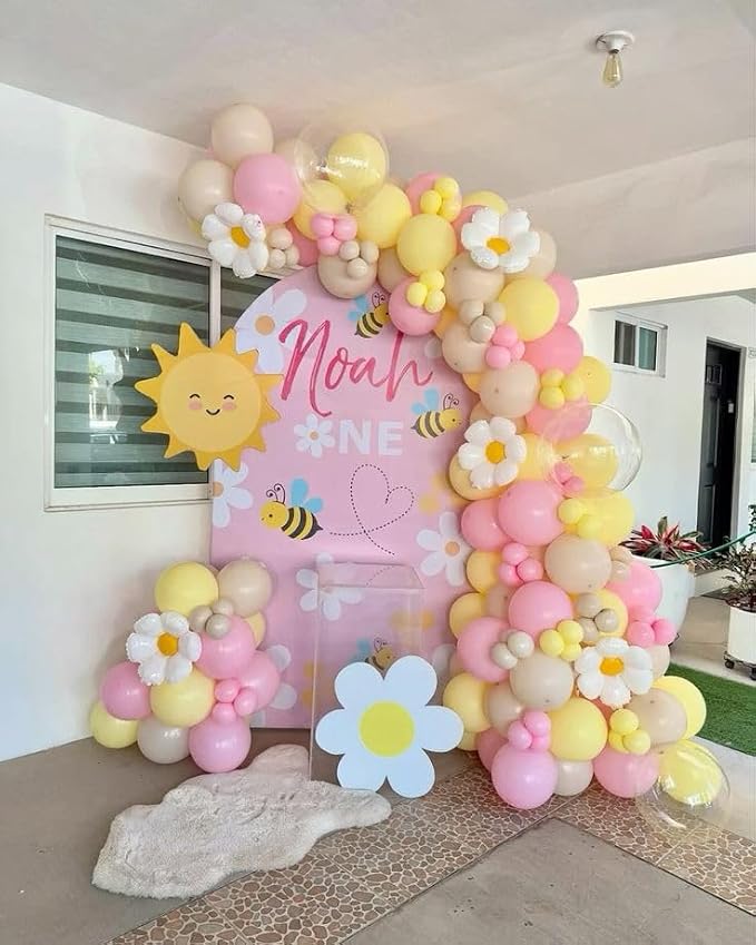 Biapian Pink and Yellow Balloons Set - Image 7