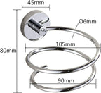Hair Dryer Holder Hair Dryer Rack blower holder Wall Mounted Stainless Steel Shelf Storage For Bathroom Walls
