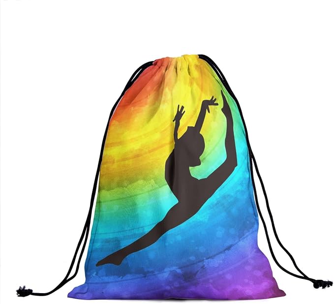 Watercolor Rainbow Gymnastics Grip Bag - Image 2