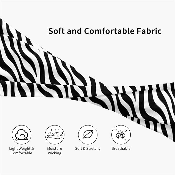 Sports Sweatband for Men and Women, Sweat-Absorbing Headbands for Moisture Wicking, Suitable for Fitness Running Cycling Hiking Yoga Football Exercise