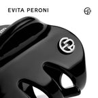 EVITA PERONI Small Hair Clips, Mini Hair Clip for Hair, Little Tiny Claw Clips for Women Girls Half Updo, Black and White