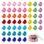 50 PCS Mini Hair Claw Clips， Bangs Strong Grip Multifunction Clamp Clips. (Matte Colors)