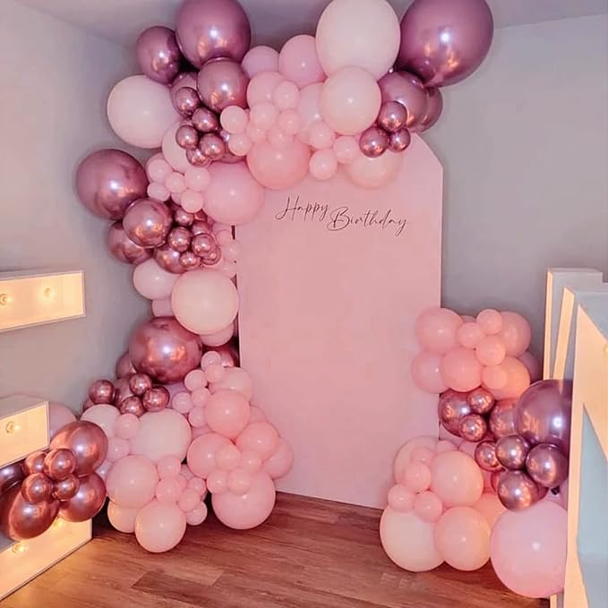 50 Pack Light Pink Balloons 12 Inch - Image 8
