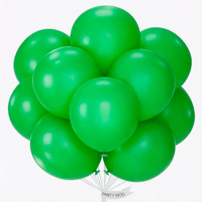 PartyWoo Green Balloons 20pcs Green Latex Helium Balloons 18 Inch | Birthday by PartyWoo