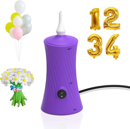 Balloon Pump Electric Air Pump for Long Balloon Inflator Blower Machine for by Kusamue