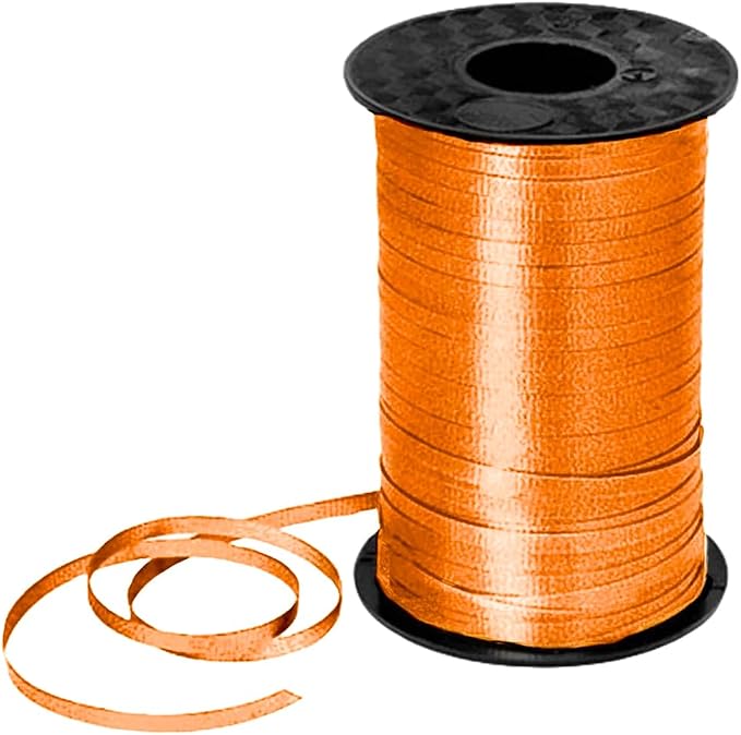 PMU 500 Yards x 3/16in Orange Crimped Curling Ribbon String by PMU