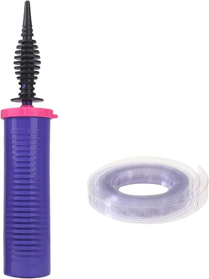 Balloon Pump Handheld Two-Way Dual Action Balloon Inflator Pumping by PULO+CP+Mfg