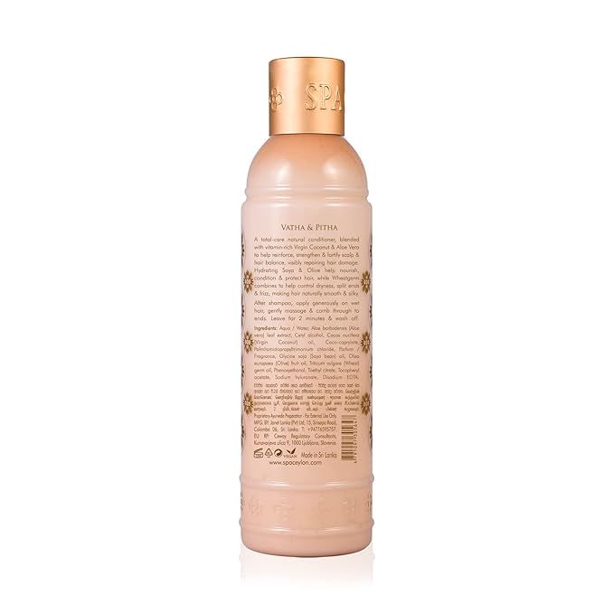 SPA CEYLON Virgin Coconut Nourishing Hair Conditioner | Hydrating & Restoring Conditioner Moisturizes | Moisturizing Conditioner Ultimate Moisture for Dry Hair Moisturizing