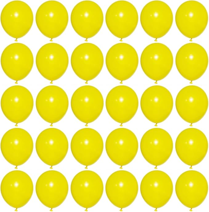 5 inch Yellow Party Balloons by YicUik