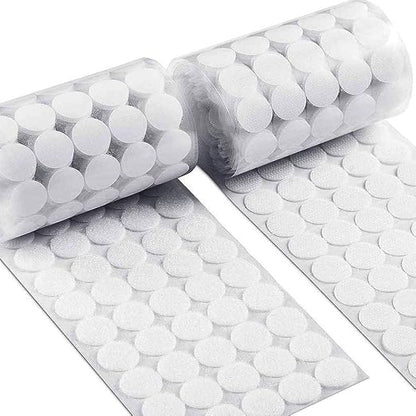 Self Adhesive Dots, Strong Adhesive 1000Pcs 0.59" Diameter Back Nylon, Hook & by RenaChris